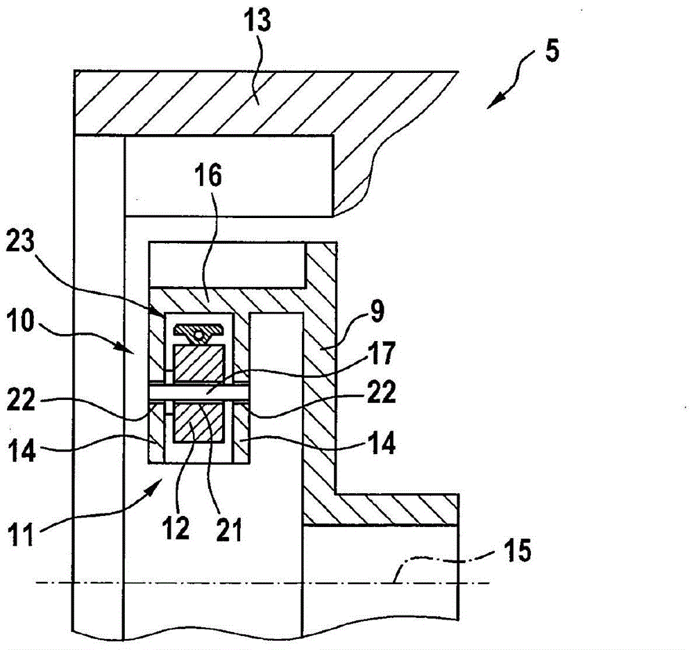 Centrifugal pendulum dampers and drive trains of motor vehicles