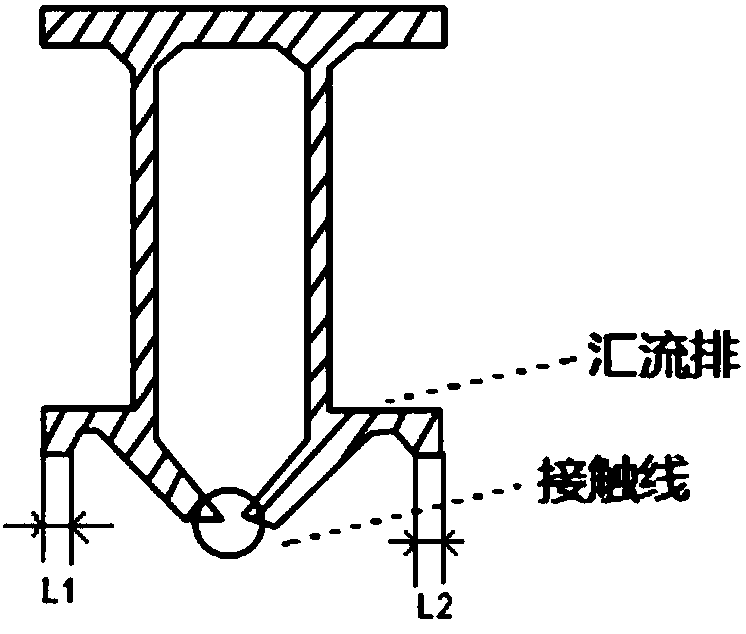 Contact network lead-wire wear measurement method and device based on multi-channel cameras