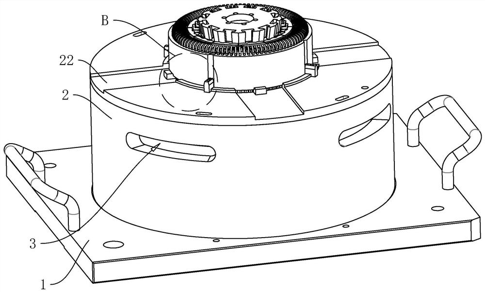 Hair-pin motor shaping mechanism