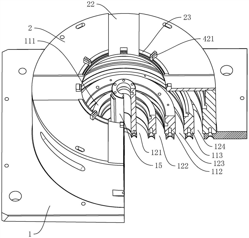 Hair-pin motor shaping mechanism