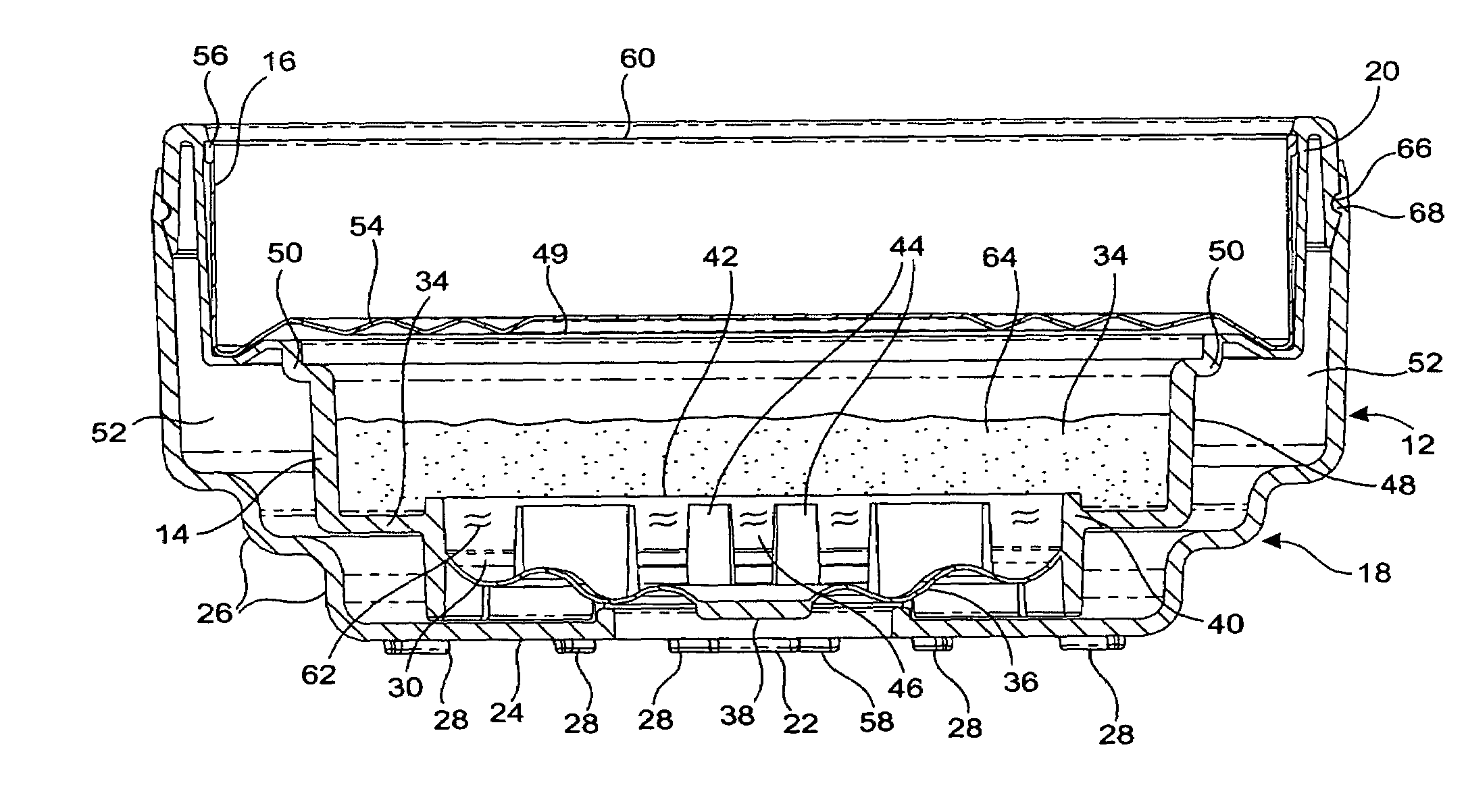 Tray for selectably heating or cooling the contents