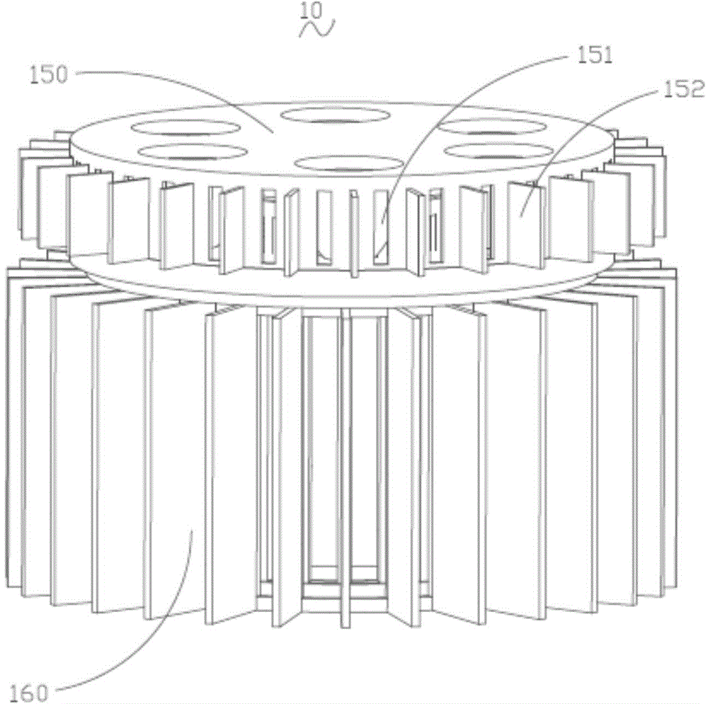 LED (light emitting diode) lamp with pipeline