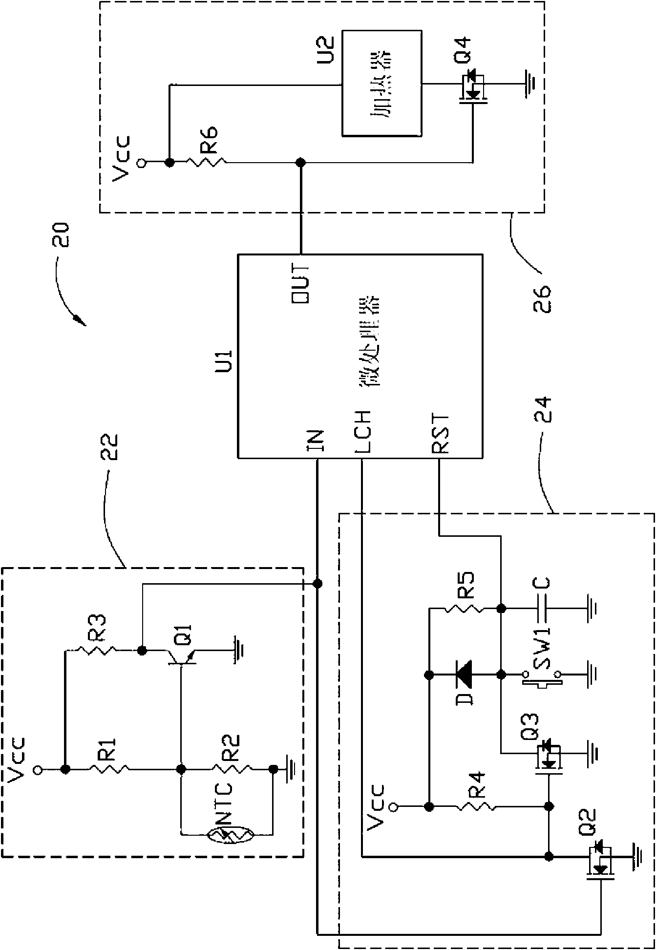 Temperature control circuit