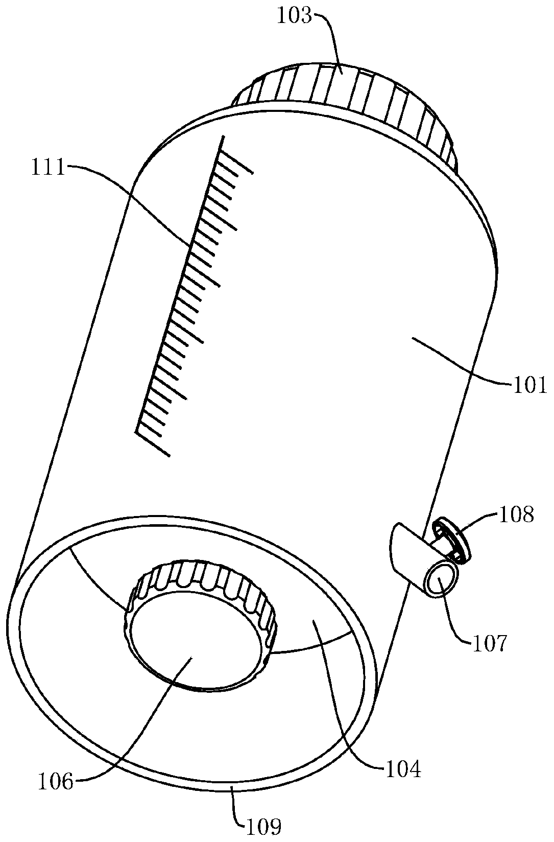 Sedimentation bottle