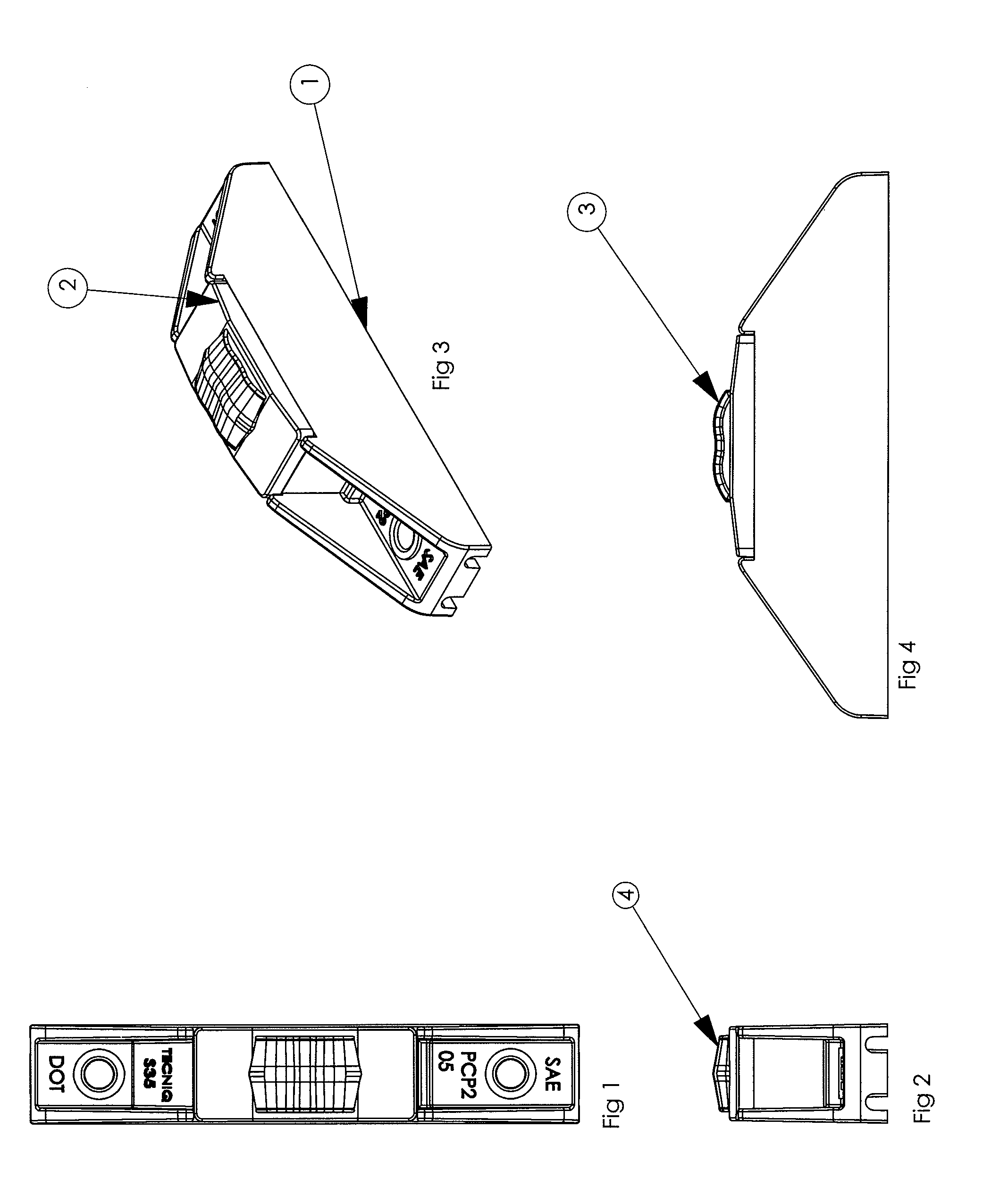 Complex optical lens apparatus for creating rectangular light output distribution