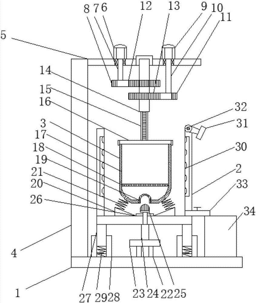 Cleaning and drying device for laboratory dust-free cloth