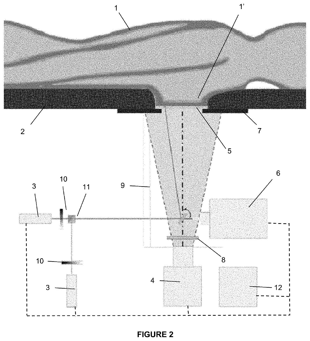 Optical mammograph using near-infrared in diffuse reflectance geometry