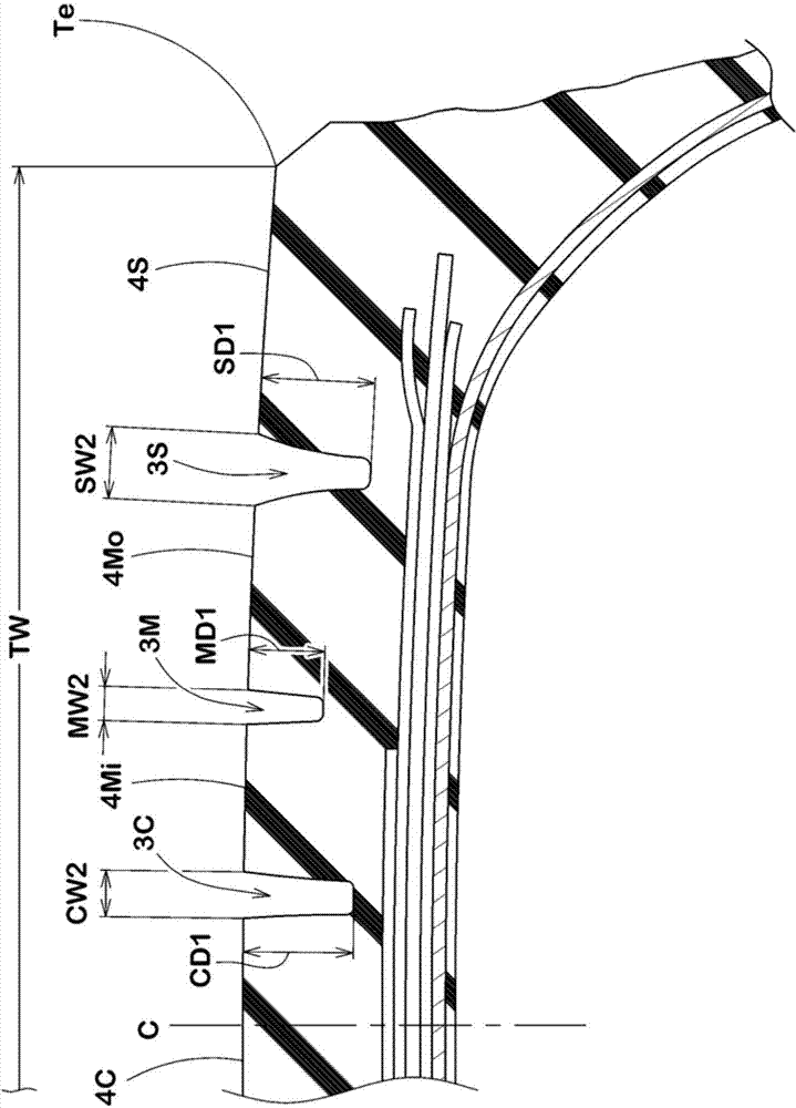 Heavy duty pneumatic tire