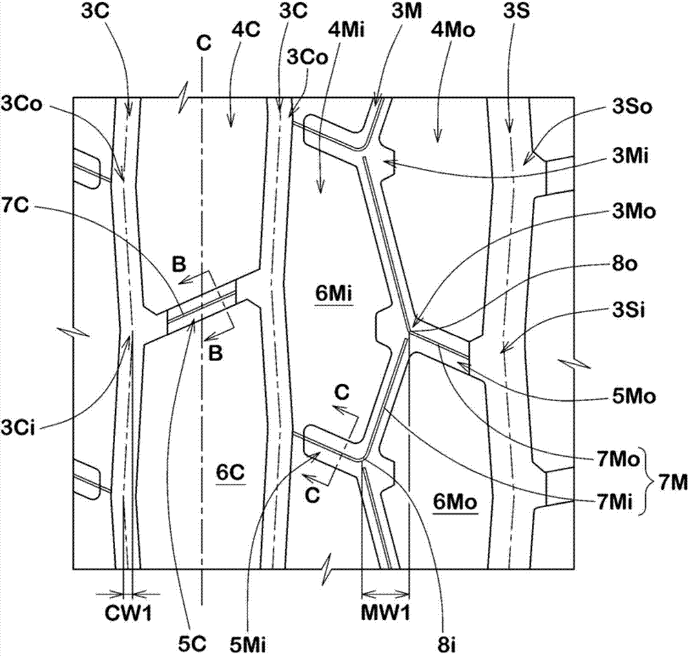 Heavy duty pneumatic tire