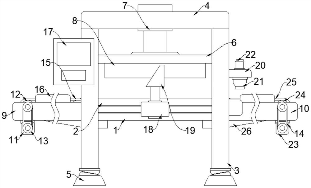 Compression device for improving shrinkage deformation performance of reinforcing sheet and compression method thereof