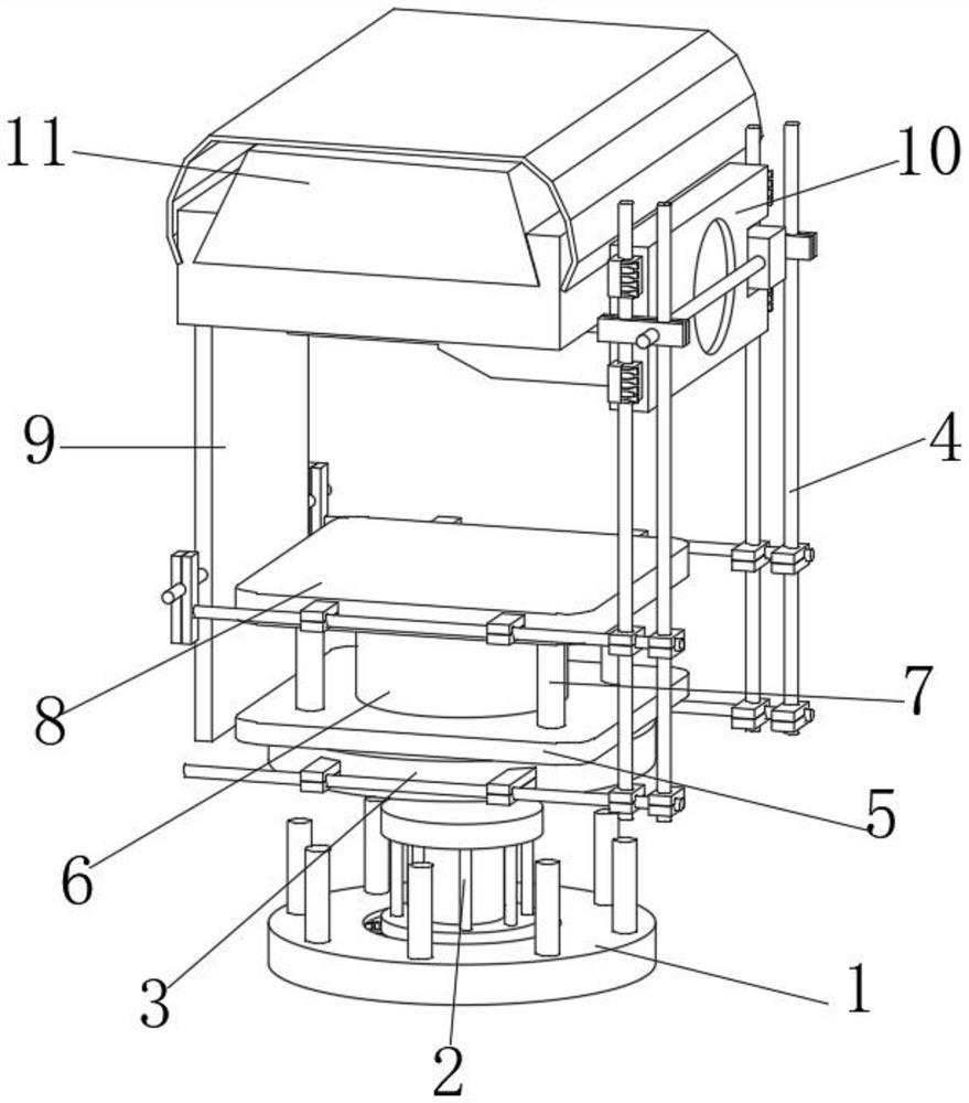 Outdoor pan-tilt windproof mechanism