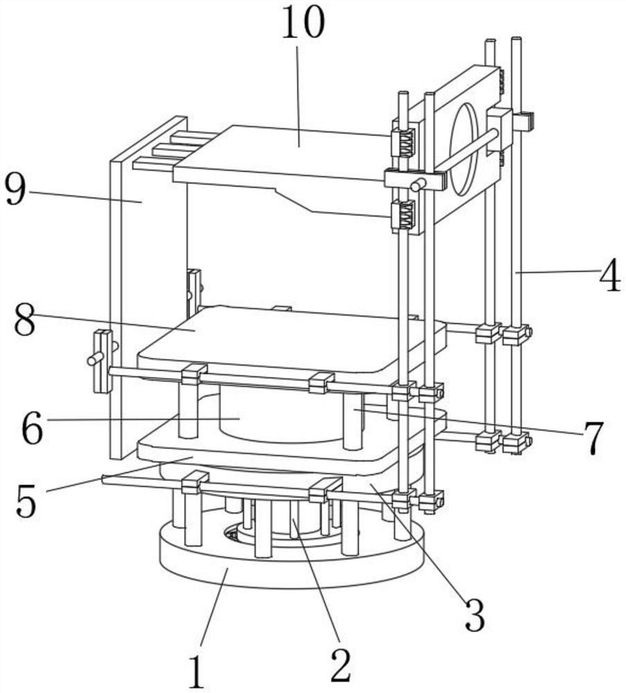 Outdoor pan-tilt windproof mechanism