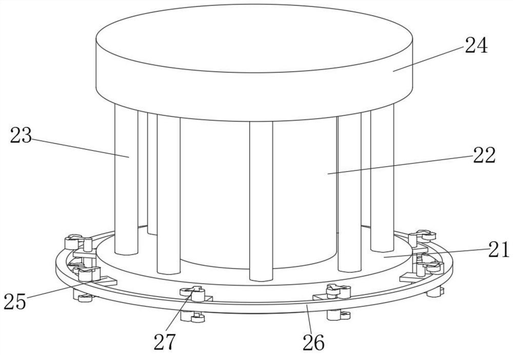 Outdoor pan-tilt windproof mechanism