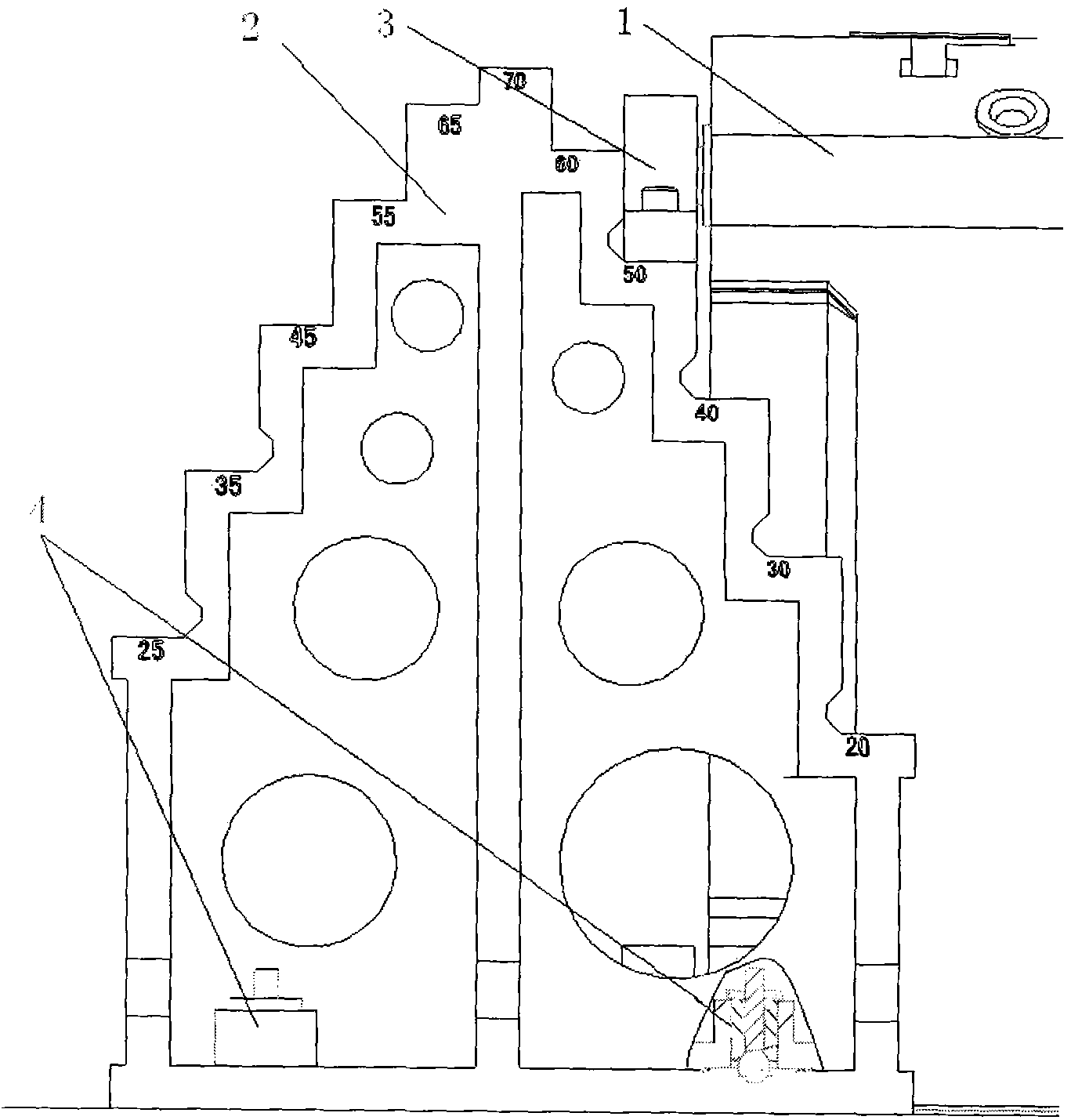 Multi-stage angle-variable machining tool