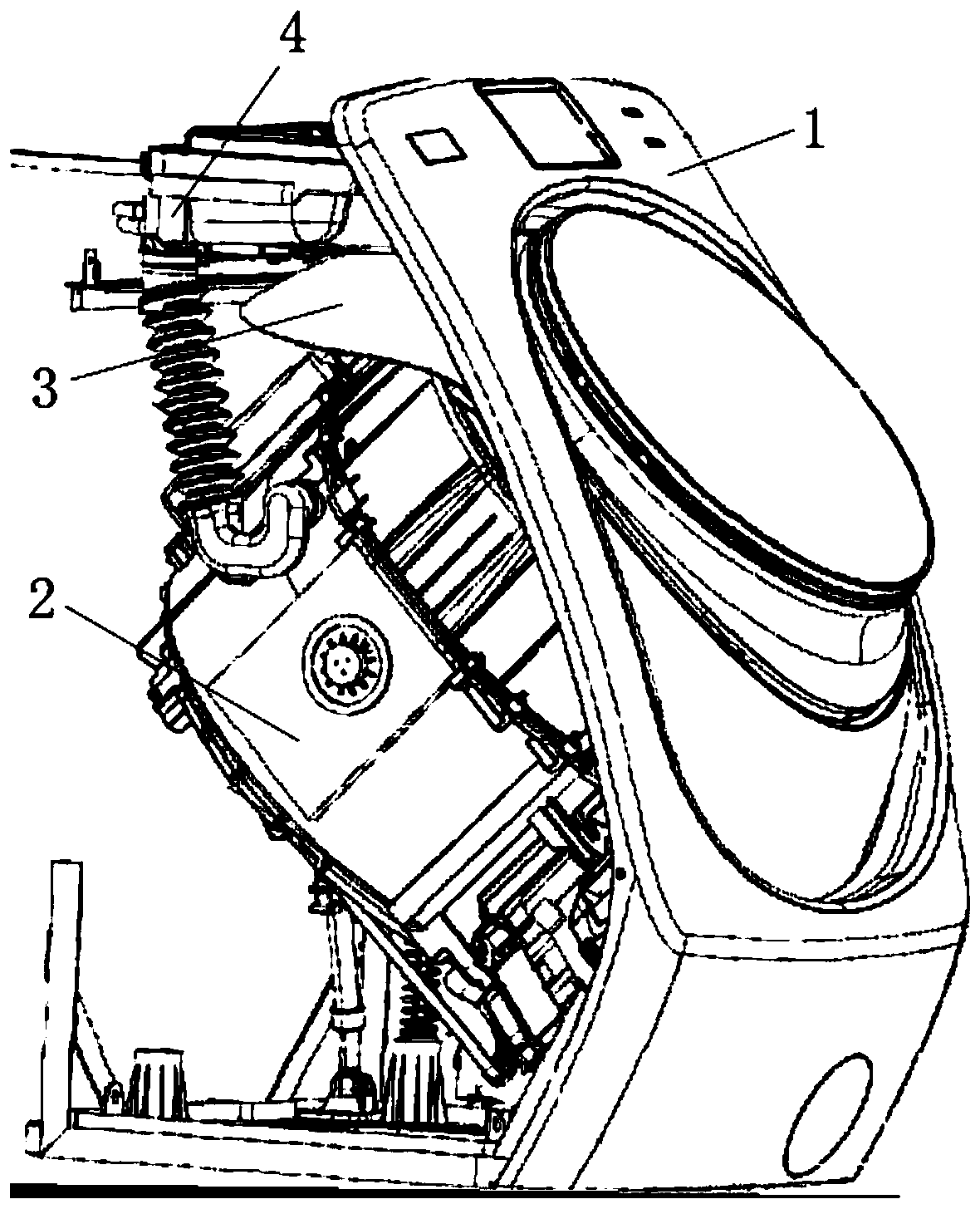 Drum type laundry treatment device