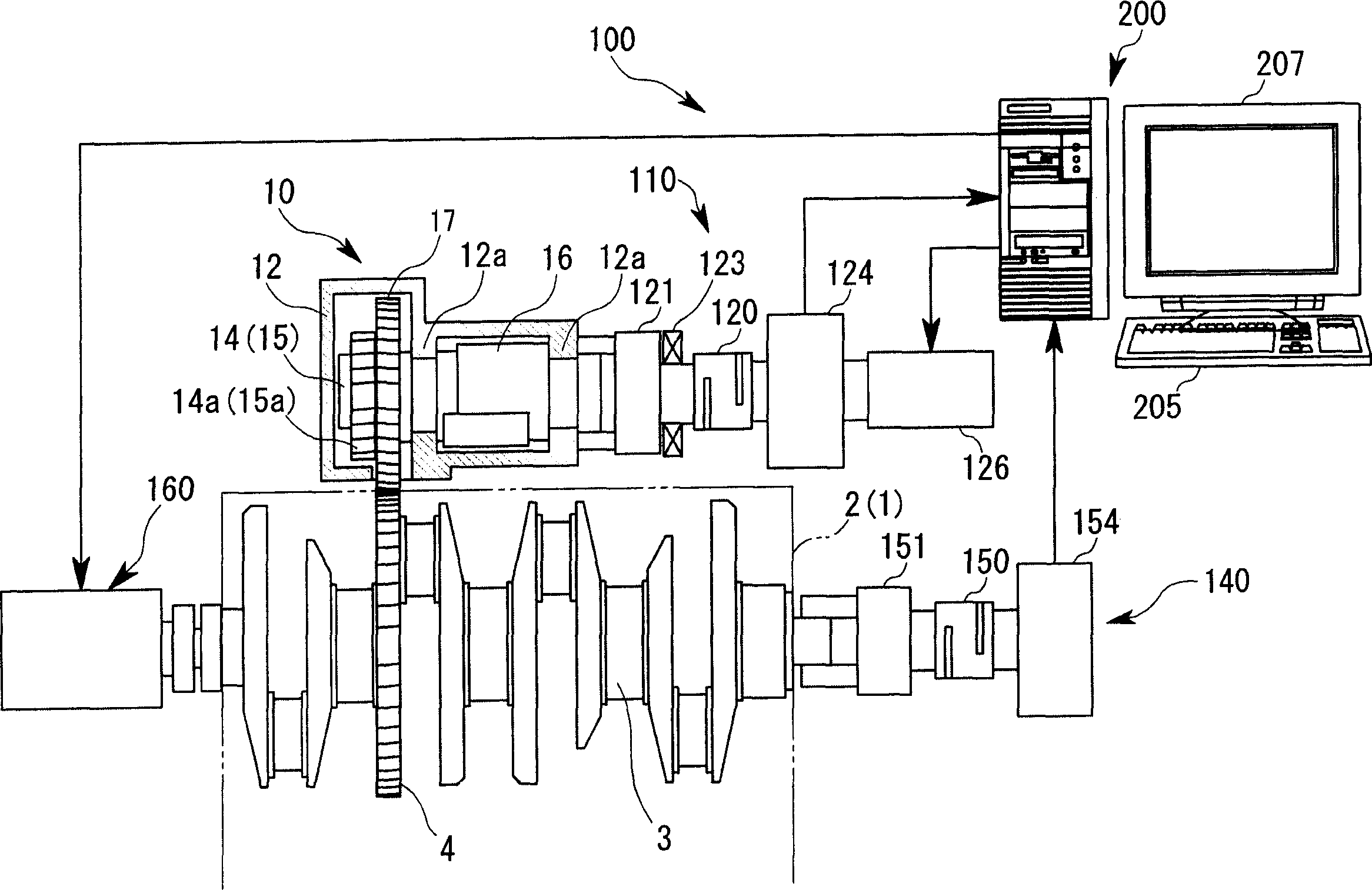 Checking device of the gear-driving balancer