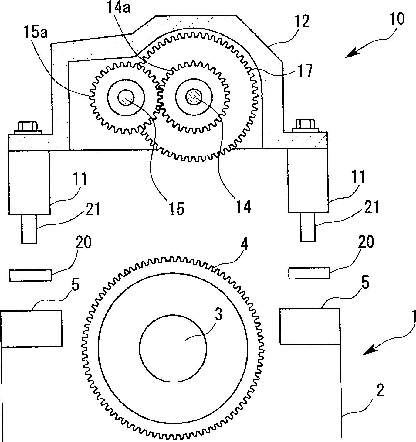 Checking device of the gear-driving balancer