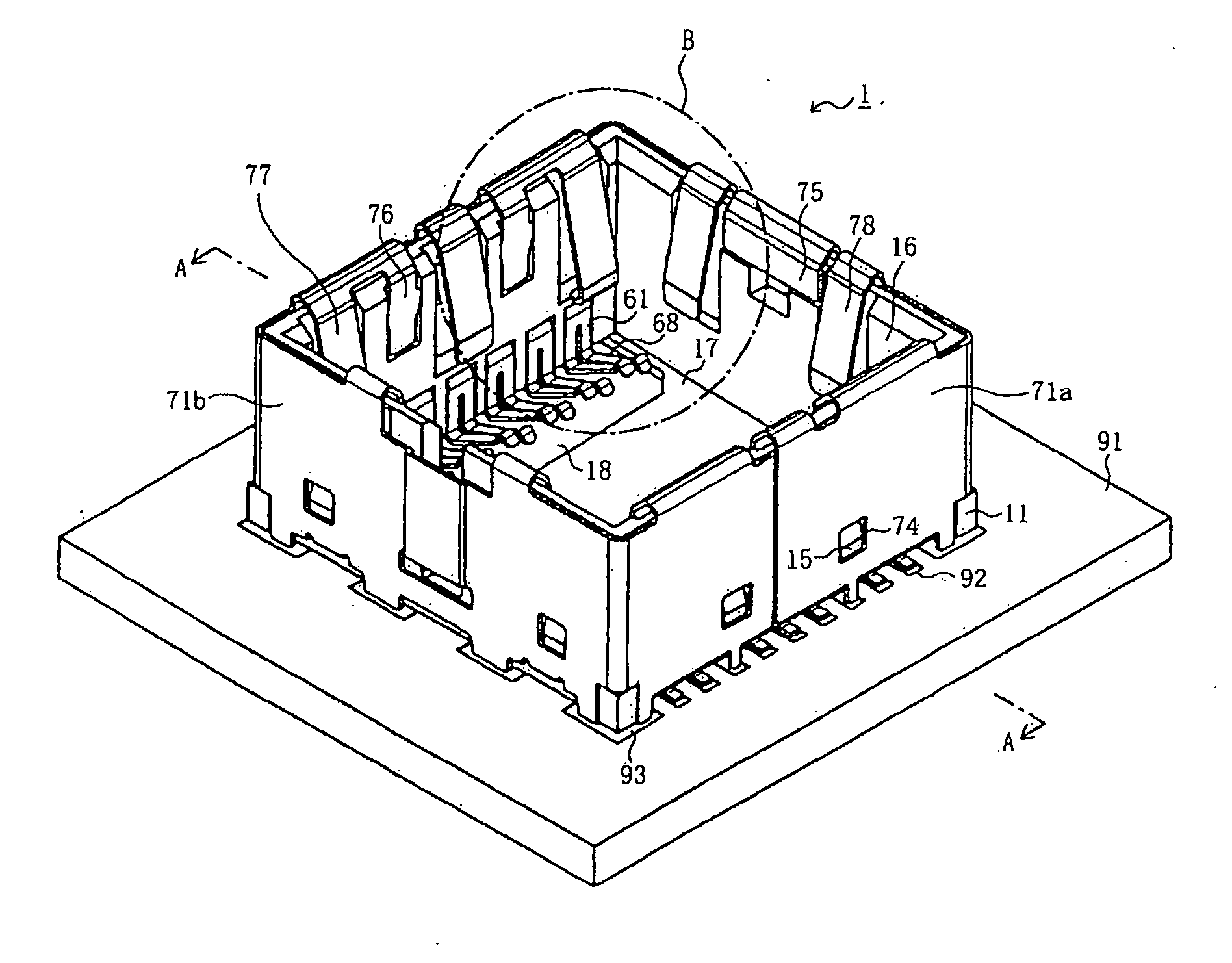 Camera socket module