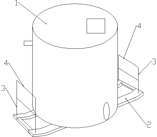 Overground methane tank