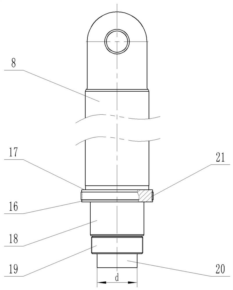 Stand column with energy absorption, scour prevention and receding functions