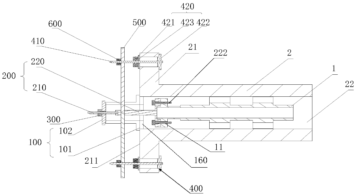 An oil pipe moving device