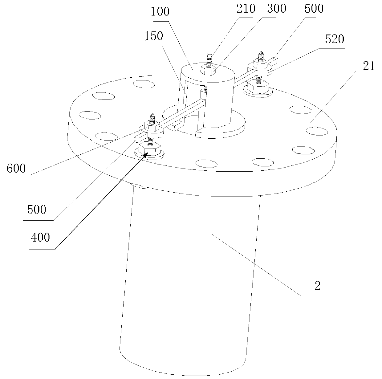 An oil pipe moving device