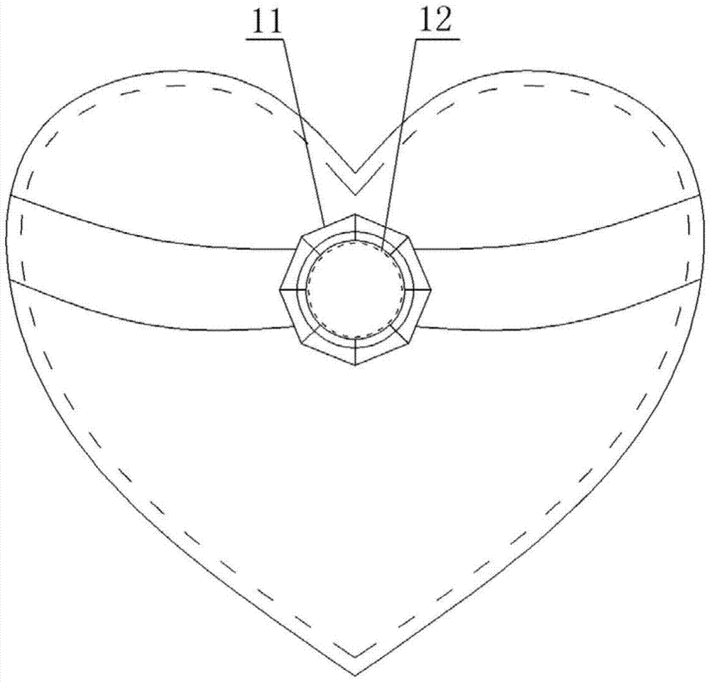 Heart-shaped gift set tea box