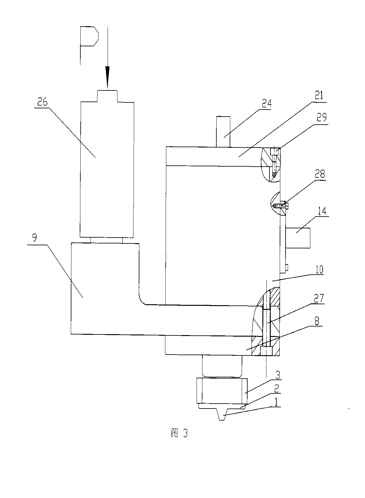 Cam jet dispensing device