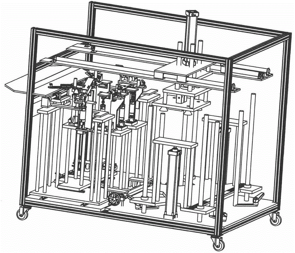 Novel automatic plane-carton folding machine