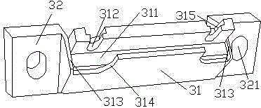 New motor housing structure based on detachable support base