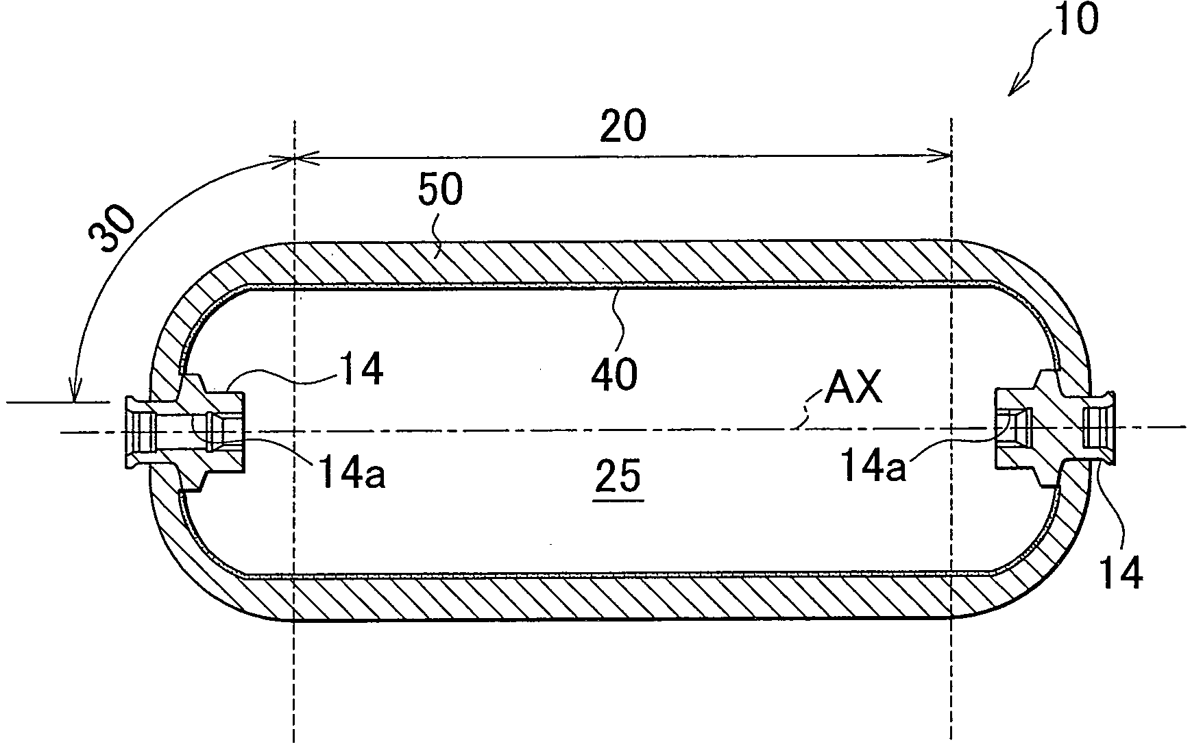 Manufacturing method for high-pressure tank, and high-pressure tank