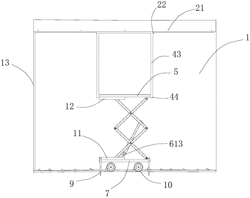 Flexible curtain sealing device for non-pillar roof-cut entry