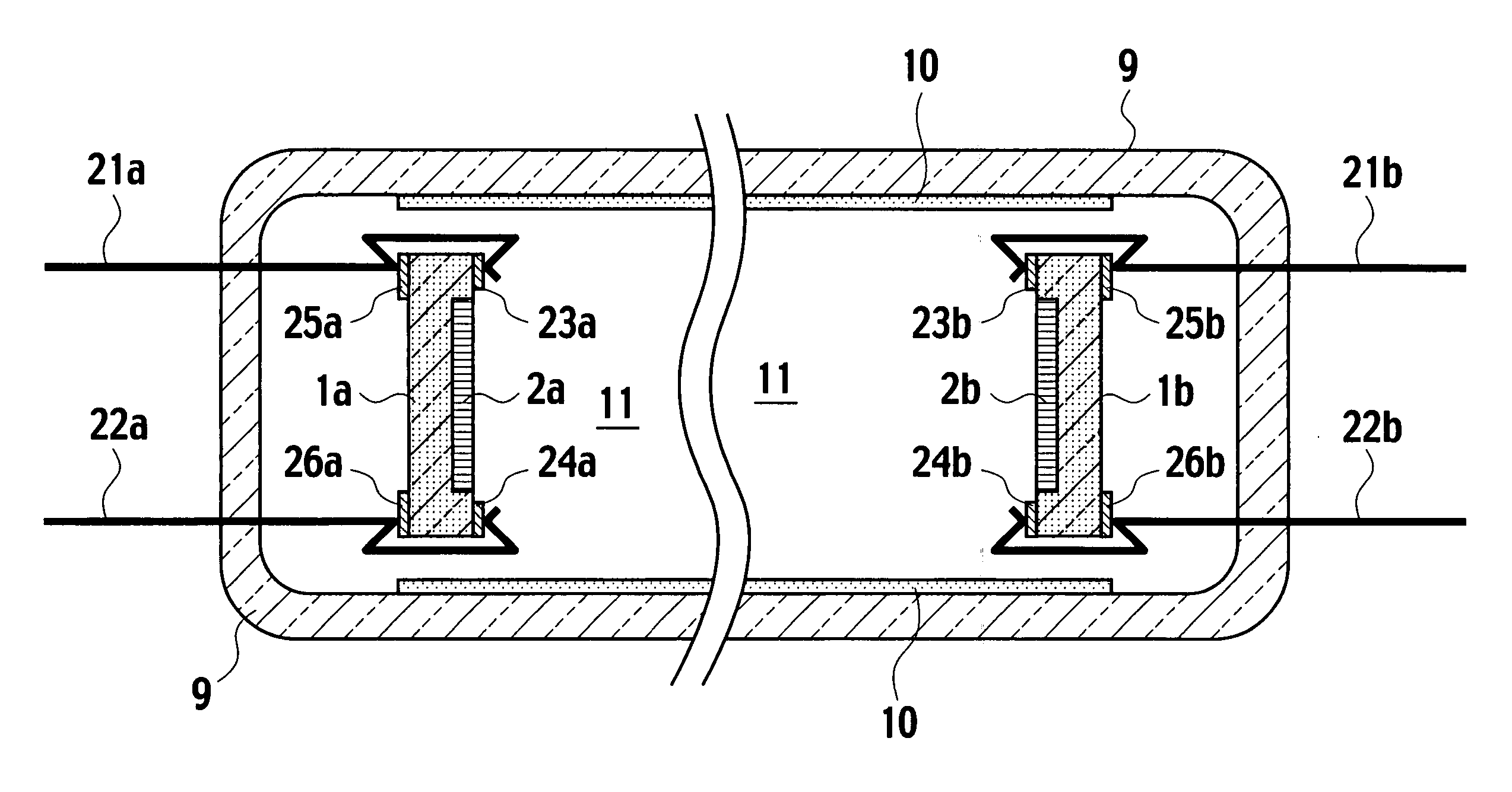 Discharge electrode and discharge lamp