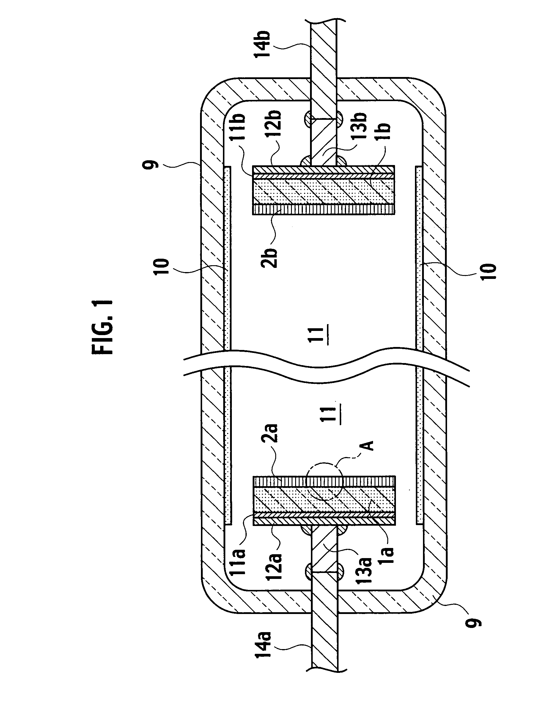 Discharge electrode and discharge lamp