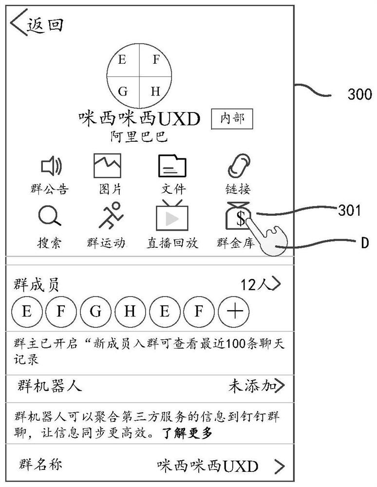 Public account management method, communication group interaction method and corresponding device and system