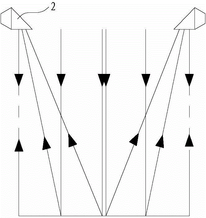 A concentrated photovoltaic power generation device based on off-axis Fresnel reflective condenser