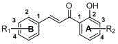 Carbamate chalcone compound, preparation method therefor and use of carbamate chalcone compound