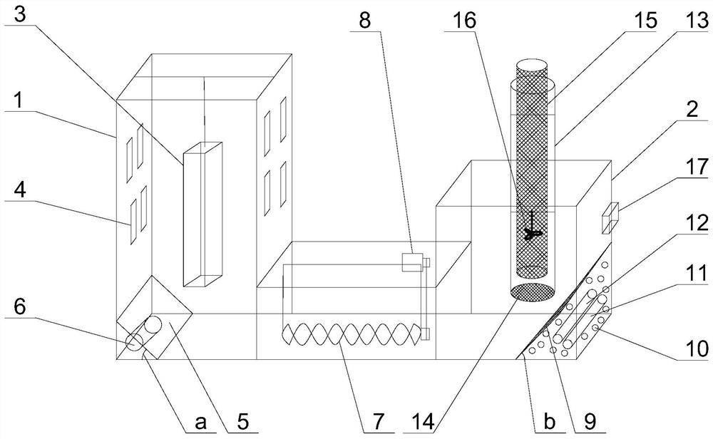 A device for composting kitchen waste