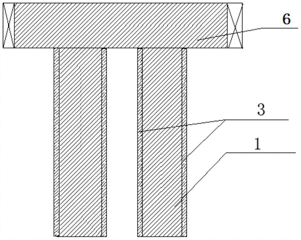 A double screw connection structure