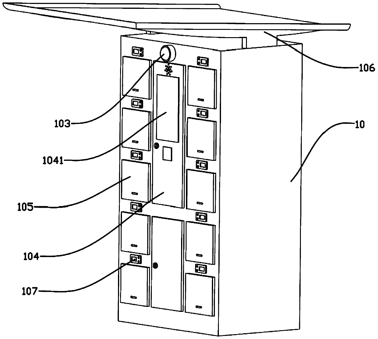 Intelligent electricity exchange cabinet