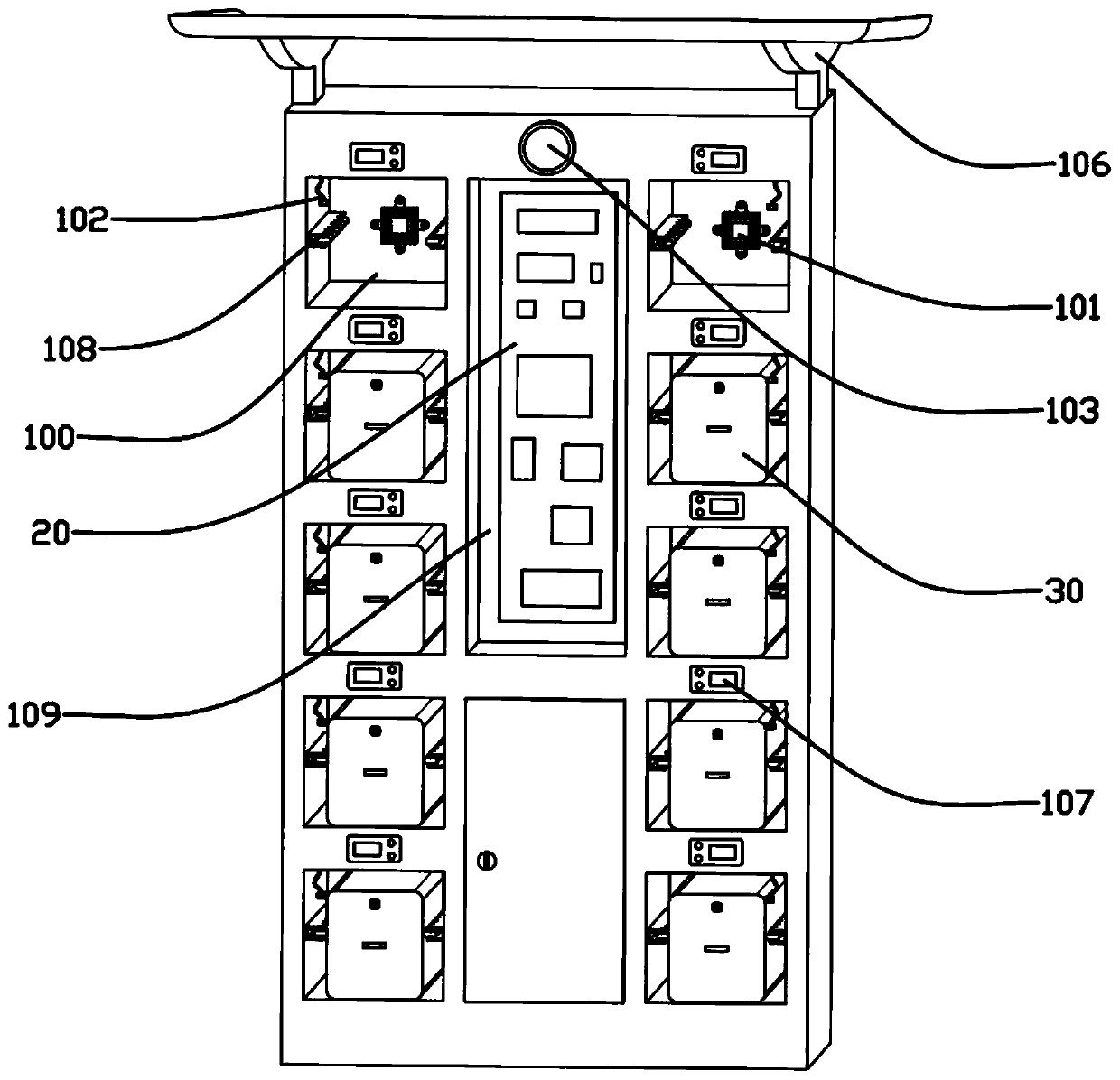 Intelligent electricity exchange cabinet