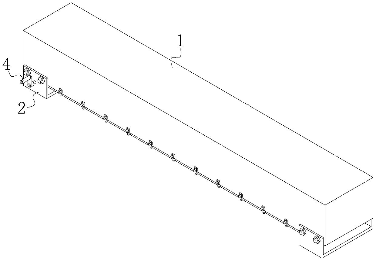 House supporting beam structure