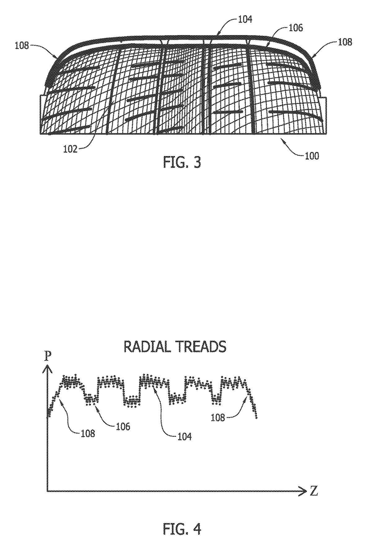 Method for tire tread depth modeling and image annotation