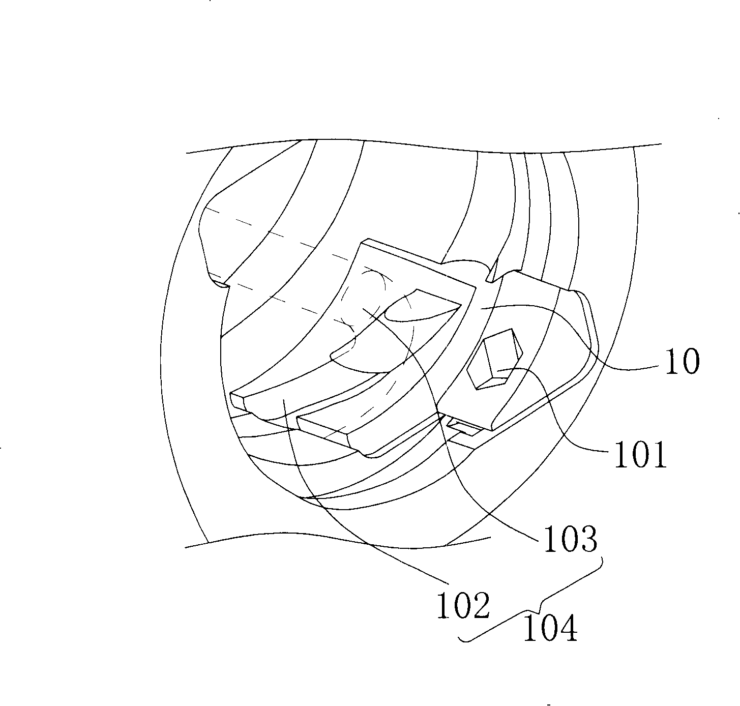 Return-flow system of ball screw rod