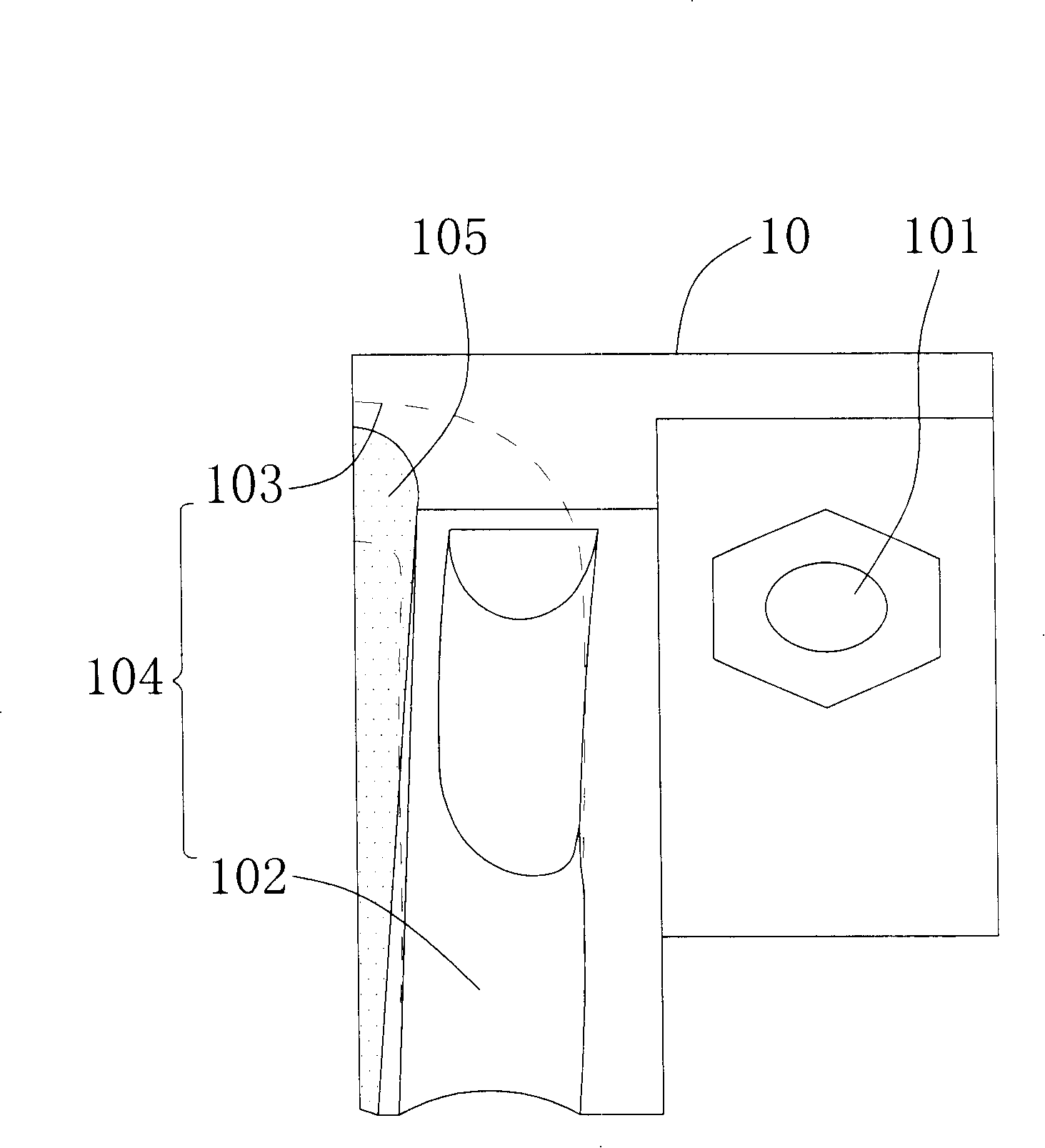 Return-flow system of ball screw rod