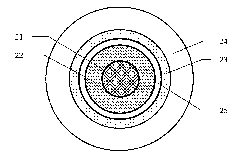 High-temperature and high-frequency foam fluorine plastic coaxial cable and production method thereof