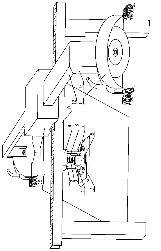 Environment-friendly wood sawing device