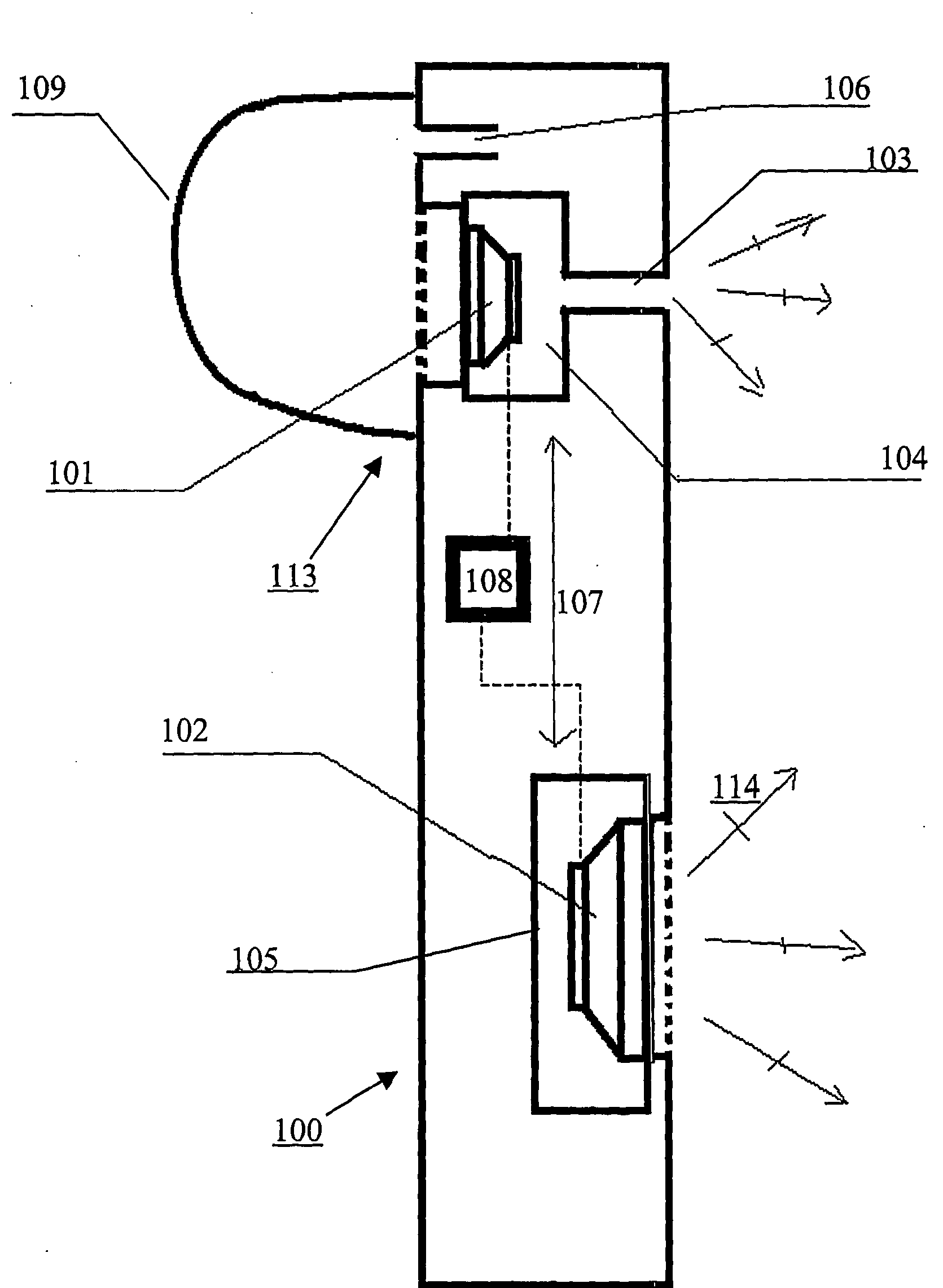 Speaker Apparatus in a Wireless Communication Device