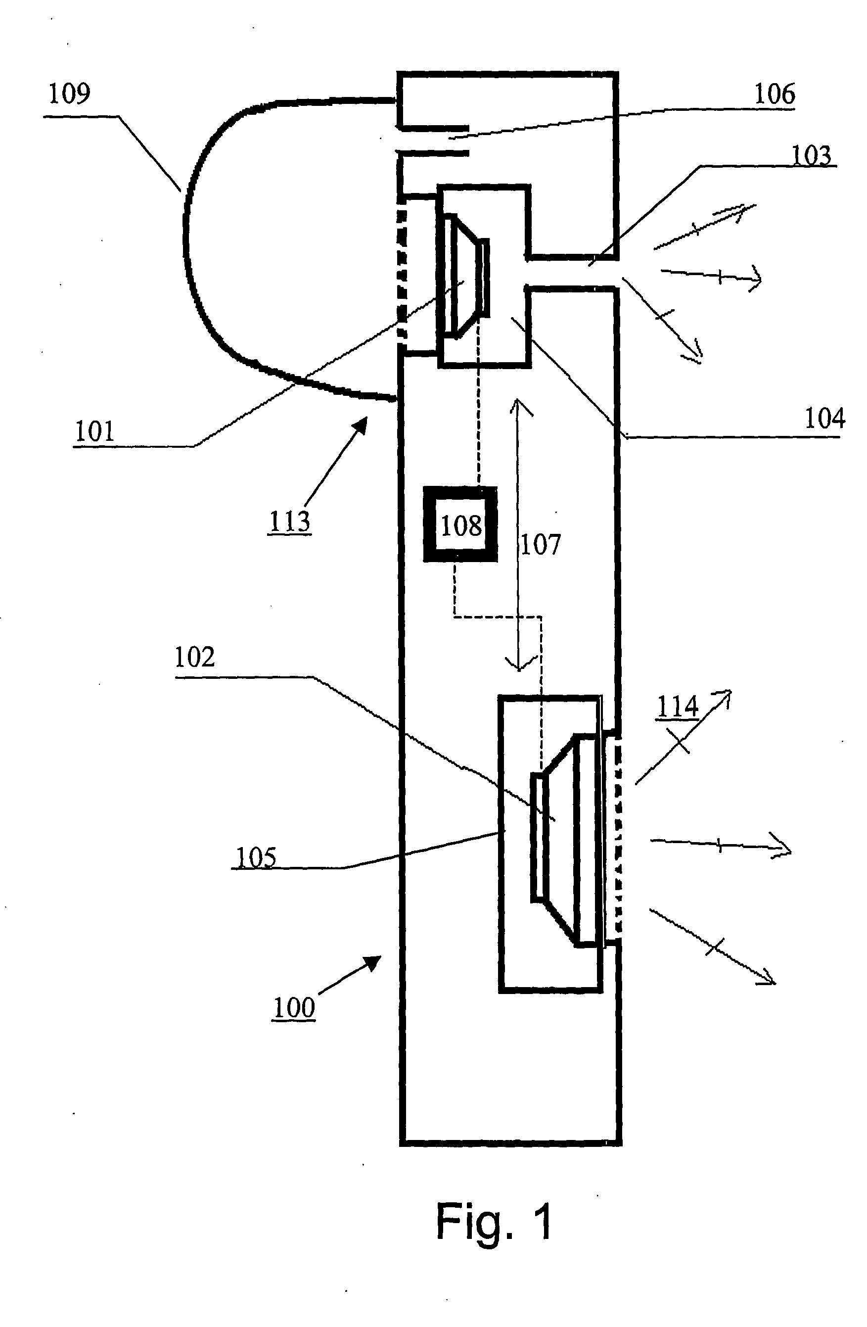 Speaker Apparatus in a Wireless Communication Device