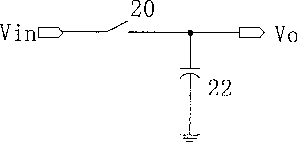 Sampling/retaining circuit device